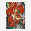 The Foxes Die Füchse painting by Franz Marc