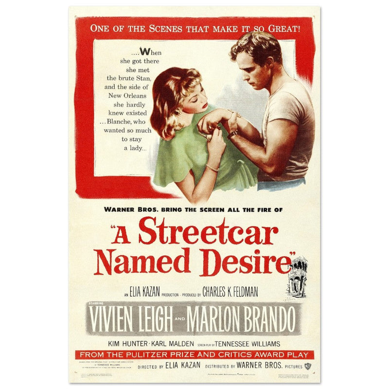 A Streetcar Named Desire movie poster.