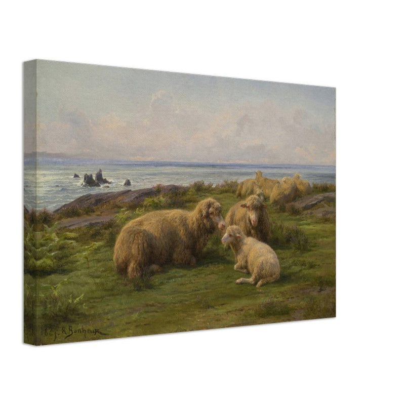 Sheep by the Sea by Rosa Bonheur.
