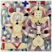 Paul Klee Carnival in the Snow abstract painting.