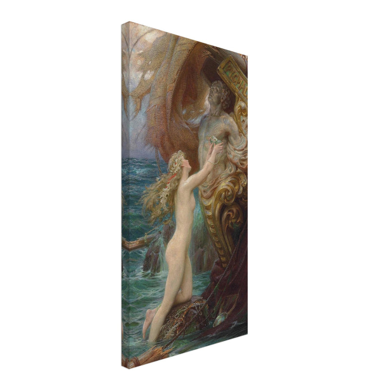Herbert Draper painting A Deep Sea Idyll