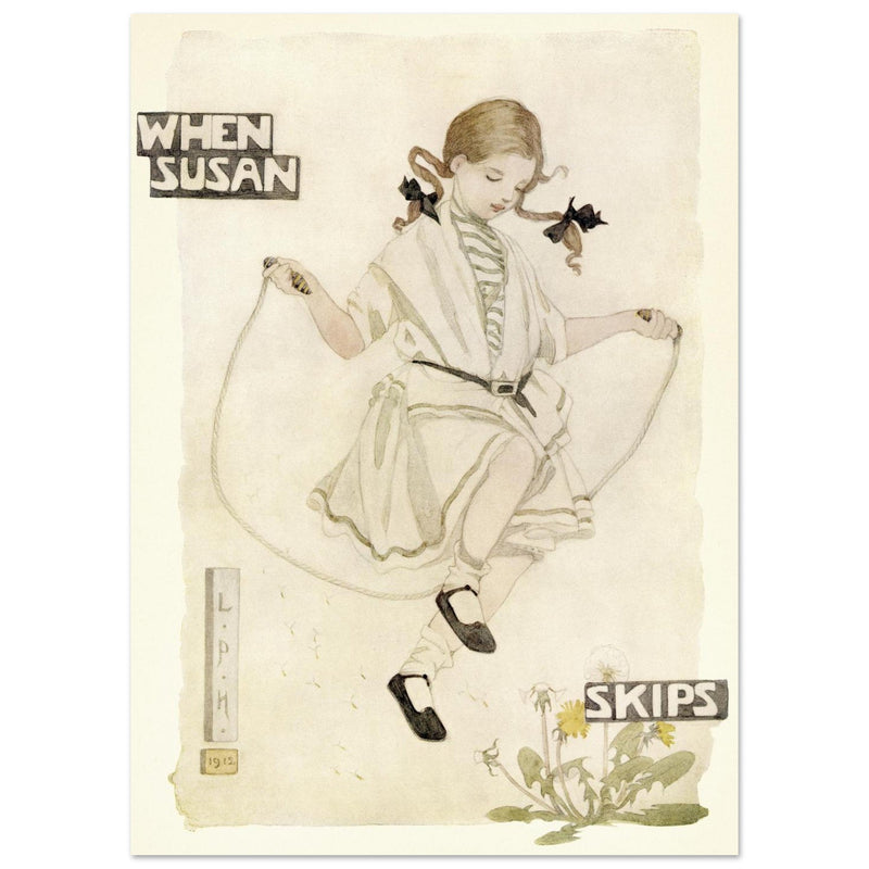 When Susan skips illustration by Lilian Price Hacker