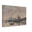 Bordeaux  the Harbor France by Eugene Boudin 1874.