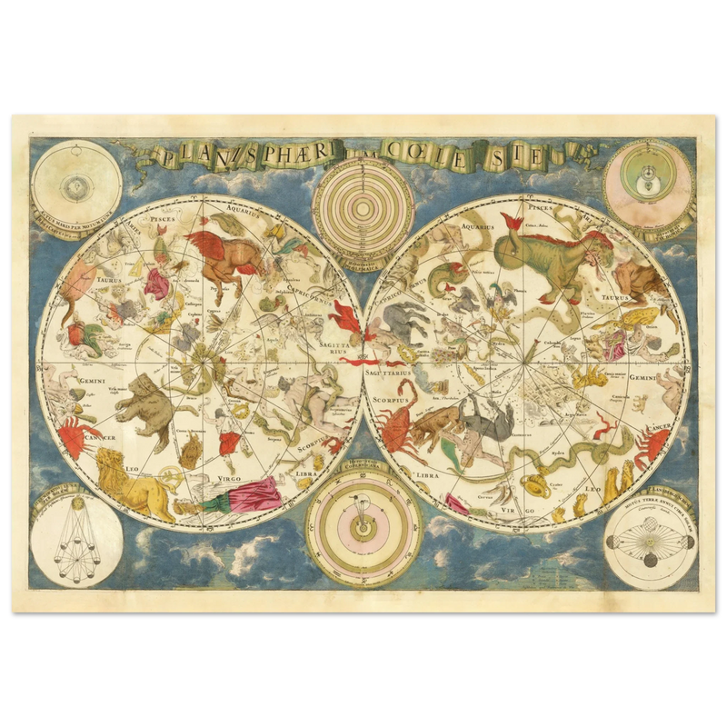 Planisphaerium Coeleste by Frederik de Wit