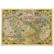 Ancient map of the Low countries ( Belgium, Netherlands and Luxembourg ) by Ortelius.
