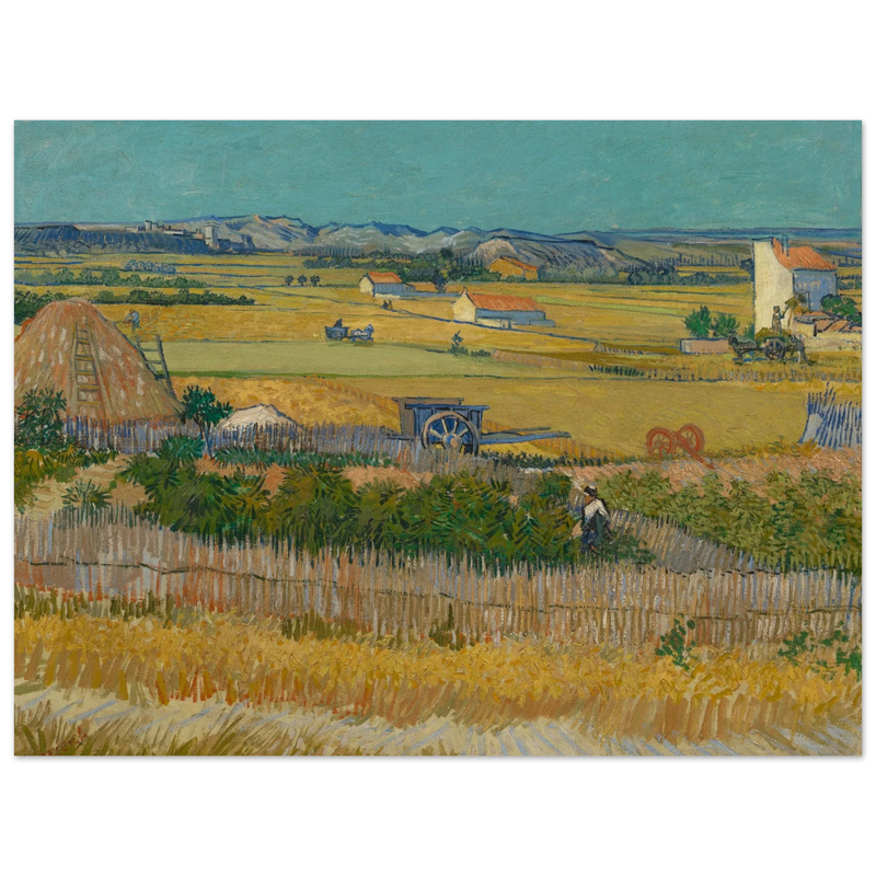 The harvest by Vincent Van Gogh