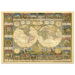 Ancient world map of 1776 by Abbe Clouet Double hemisphere world map.
