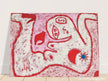 Paul Klee A Woman For Gods abstract painting.    poster