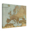 Ancient old map of Europe. George Erhard  antique map reproduction poster. decoration