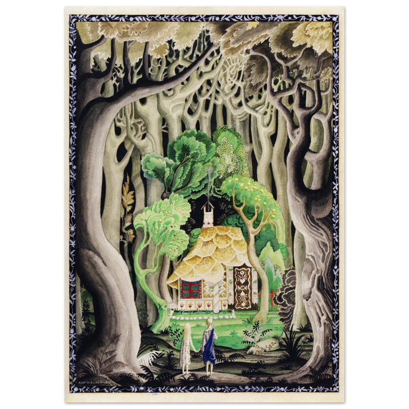 Kay Nielsen and his illustration  for Hansel and Gretel.