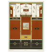 Architecture and mural paintings in Pompeii illustrated by G de Simone , project by Fausto and Felice Niccolini.