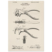 Vintage Adjustable Nut Cracker patent by William H. Edwards.