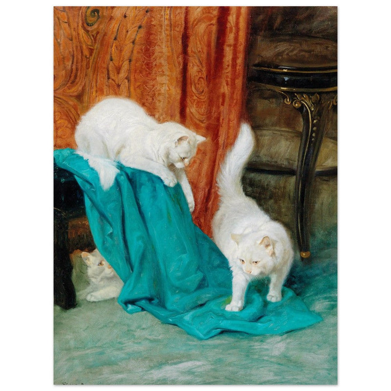 Cats playing by Arthur Heyer.