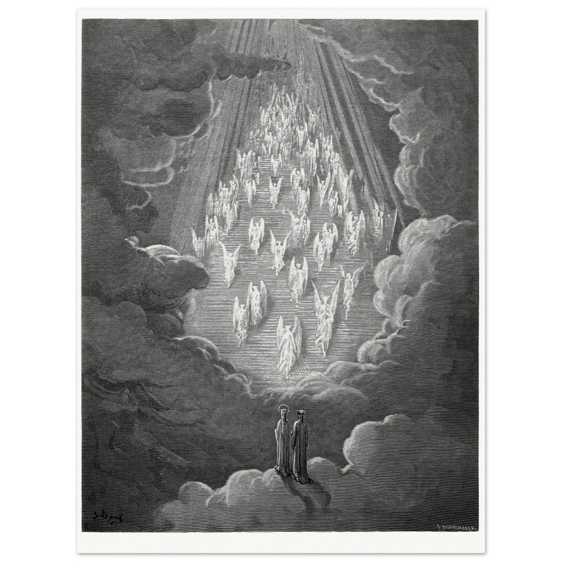 Gustave Dore illustration for The Divine Comedy by Dante Alighieri.  Paradise.