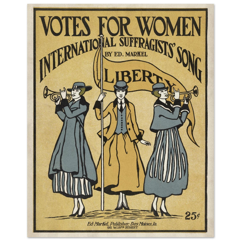 Votes for women : international suffragists' song