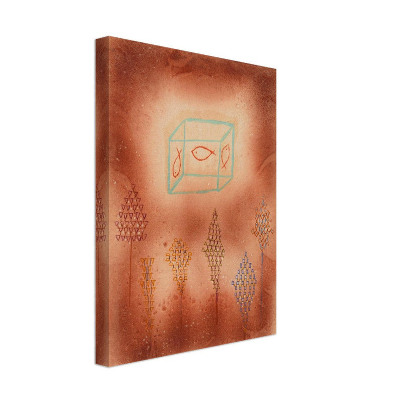 Paul Klee Aquarium im Garten ( Aquarium in garden) abstract painting.