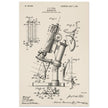 vintage microscope patent by J H Ford.