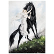 Louis Icart illustration La Femme au cheval (Woman with Horse)