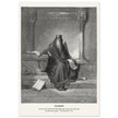 Gustave Dore The Bible engraving print . Salomon illustration .