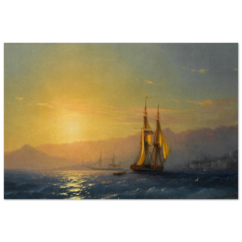 Sunset at Sea by Ivan Aivazovsky 1877.