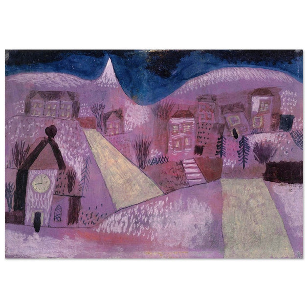 Paul Klee  Winterlandschaft ( Winter landscape ).