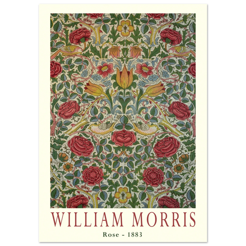 William Morris Rose 1883.