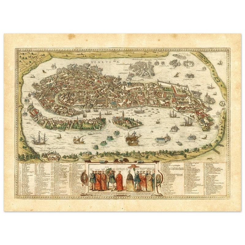 Venetia old city map