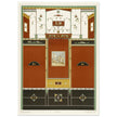 Architecture and mural paintings in Pompeii illustrated by G de Simone , project by Fausto and Felice Niccolini.
