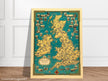 Old map of the British islands by Ernest Dudley Chase