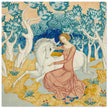 The Maid and the Unicorn painting by Edmund Dulac
