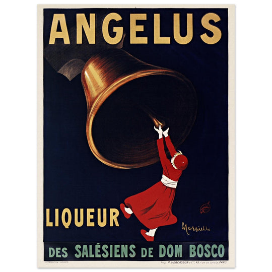 Angelus liqueur des Salesiens de dom Bosco advertising vintage poster by Leonetto Cappiello.