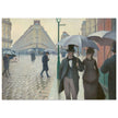Paris Street Rainy Day by Gustave Caillebotte 1877.