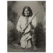 Geronimo Apache leader.  Portrait of native american indian.