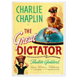 The Great Dictator Charlie Chaplin movie poster.