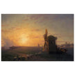 Steppe at sunset by Ivan Aivazovsky.
