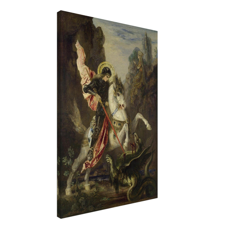 Saint George and the Dragon painting by Gustave Moreau
