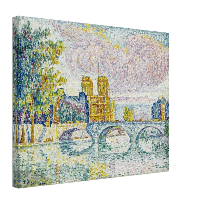 Paul Signac La Cite, Paris. The city Paris painting.