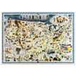 Makers of the U.S.A. A Friendship Map by Louise E. Jefferson. Pictorial map of the United States of America.