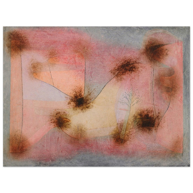Paul Klee Hardy plants abstract painting.