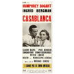 Casablanca with Humphrey Bogart and Ingrid Bergman movie poster. Vintage prints of films that changed cinema
