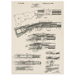 Firearm historic patent 1900. Matte paper