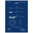 Toothbrush patent illustration by H E Sandiford.