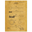 Toothbrush patent illustration by H E Sandiford.