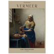 The milkmaid by Johannes Vermeer poster