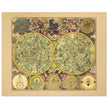 Planisphaerium Coeleste Celestial chart by Melchior Rein. Old vintage celestial atlas map.