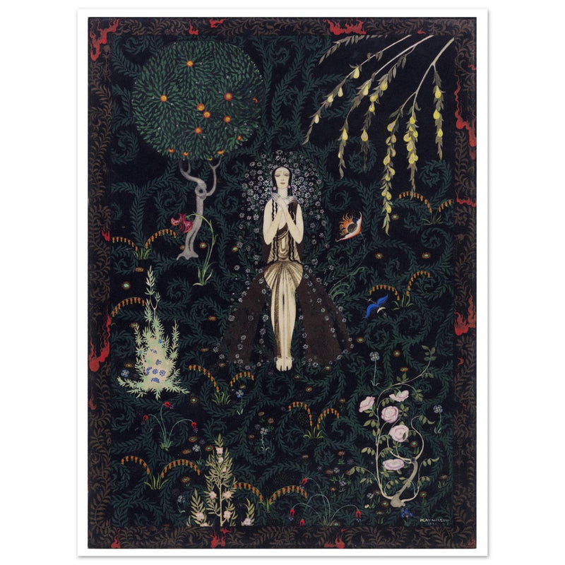 Kay Nielsen and his illustration Flowers and Flames 1921 .