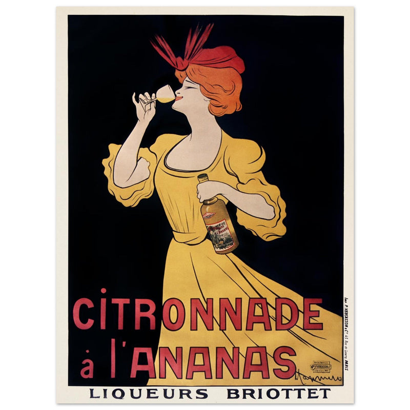 Citronnade Ananas advertising vintage poster by Leonetto Cappiello.