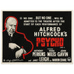 Psycho by Alfred Hitchcok's movie poster.