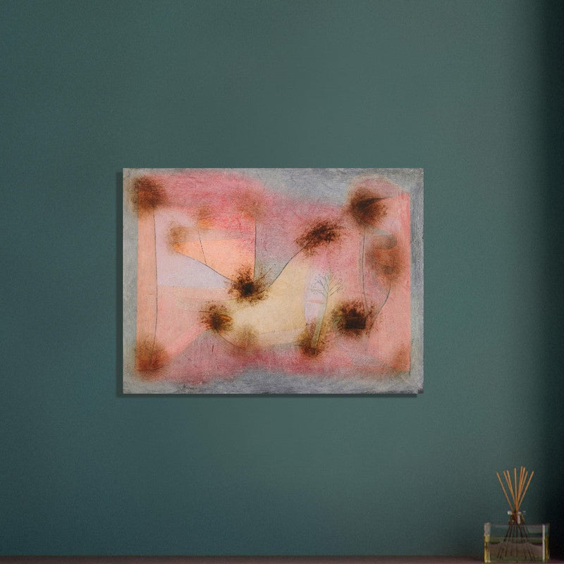 Paul Klee Hardy plants abstract painting.