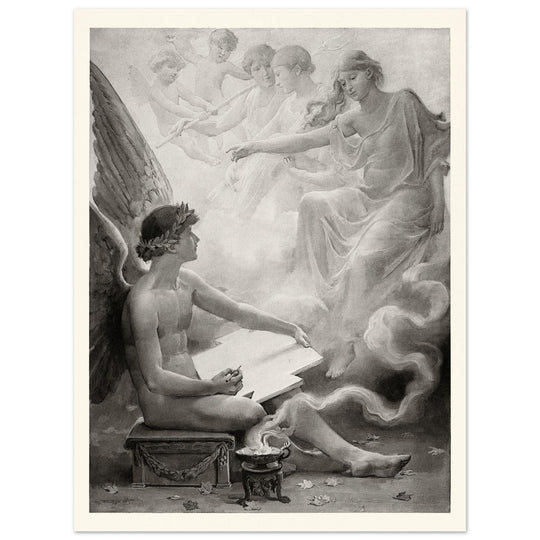 Fancy  Vintage print by Will Hicok Low, illustration for John Keats’ Odes and Sonnets (1887)